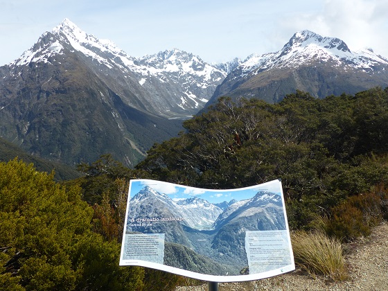 Looking towards Marian Tarn amid glaciated topography seen from Key Summit, Nov 2015